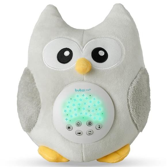 Baby Soother Cry Activated Sensor Toys Owl White Noise Sound Machine, Toddler - Picture 1 of 6
